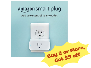 $11.99 Amazon Smart Plug, Works With Alexa dealfomo
