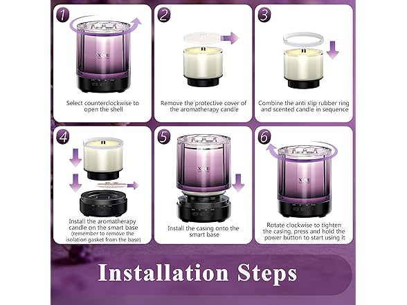 Smart Scented Candle Refill Set