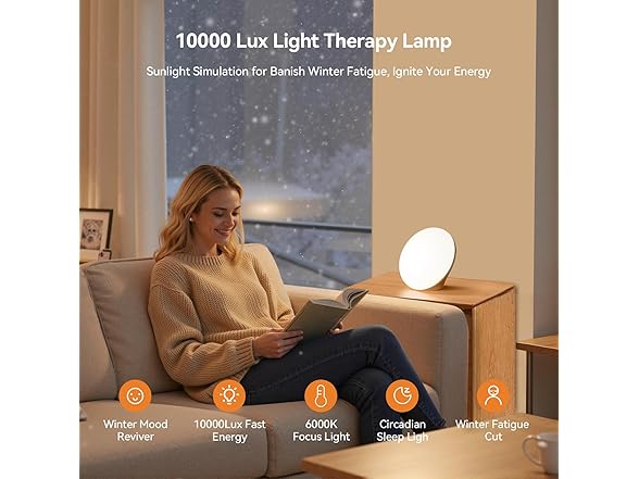 EVATEALE Red Light Therapy Lamp