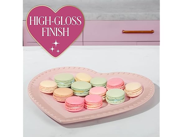 Paris Hilton Heart Cake Plate