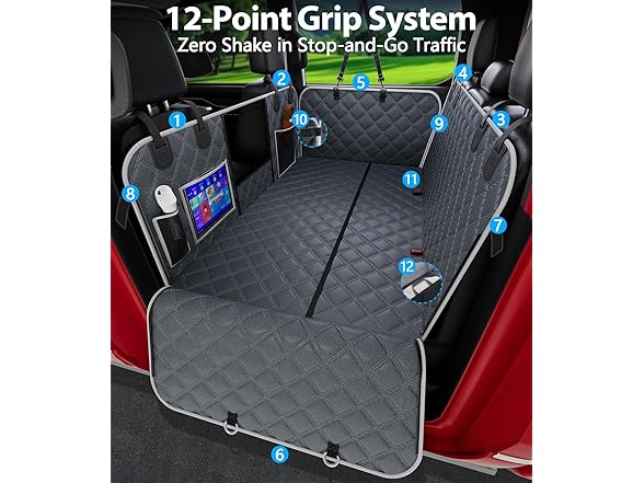 PetGenie Large Dog Car Seat Cover