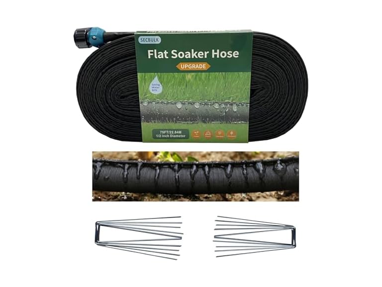 Flat Soaker Hose 75ft