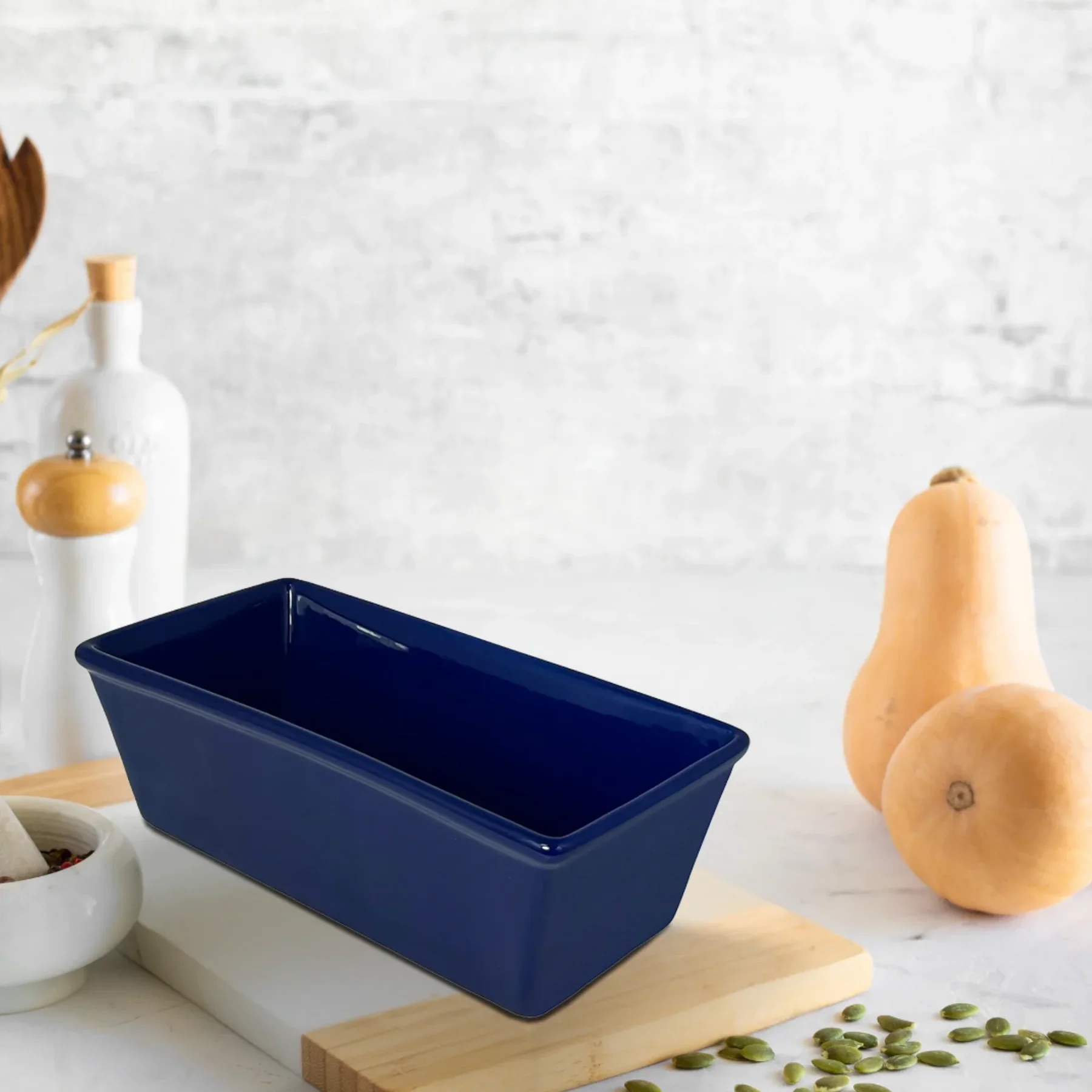 Le Regalo Stoneware Loaf Pan - Gallery 11