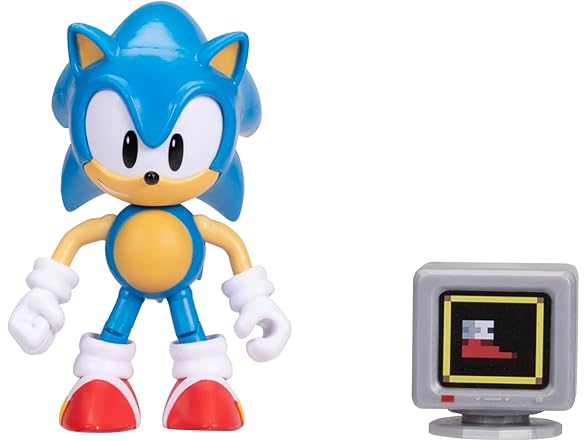 Sonic The Hedgehog 4" Articulated Action Figures 2Pk