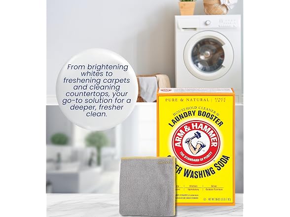 Detergent Booster Cleaner Powder 55 oz Bundle