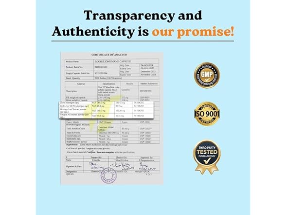 Mars GHC Lion’s Mane Capsules 60ct