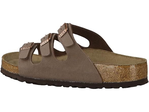 Birkenstock Unisex Florida Soft Footbed Birkibuc Mocha (41 EU)