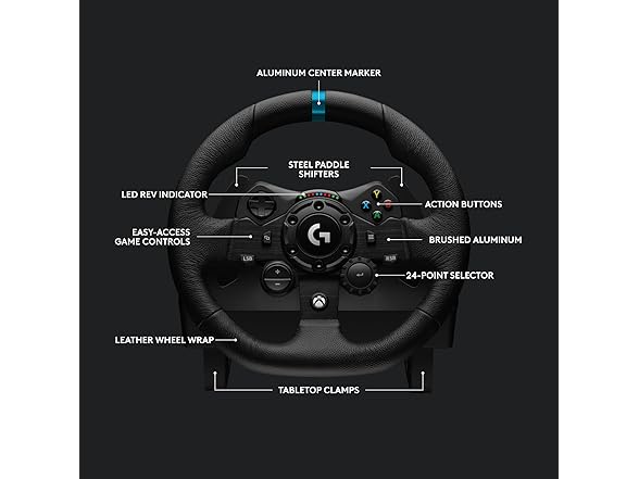 Logitech G923 Racing Wheel and Pedals