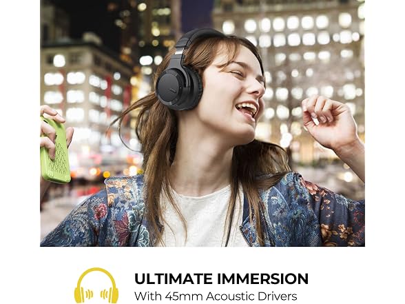 commalta E7 Active Noise Cancelling Headphones