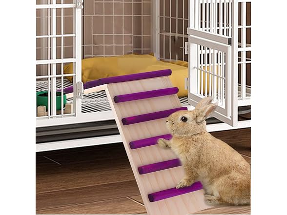KREVEROY Wood Bridge for Small Animal Cage