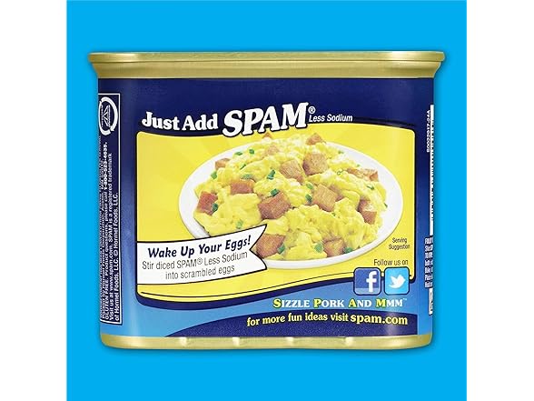 SPAM 25% Less Sodium 12 oz