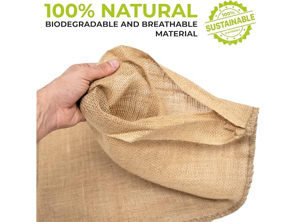 Burlap Storage Bags 18" x 30", Pack of 6 