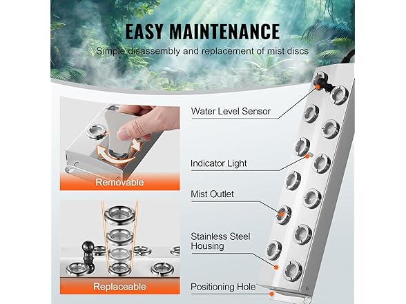 VEVOR Ultrasonic Mist Maker