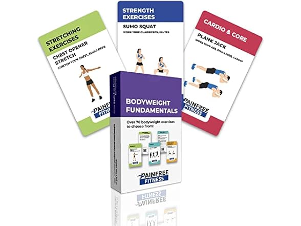 Fitness Bodyweight Exercise Cards