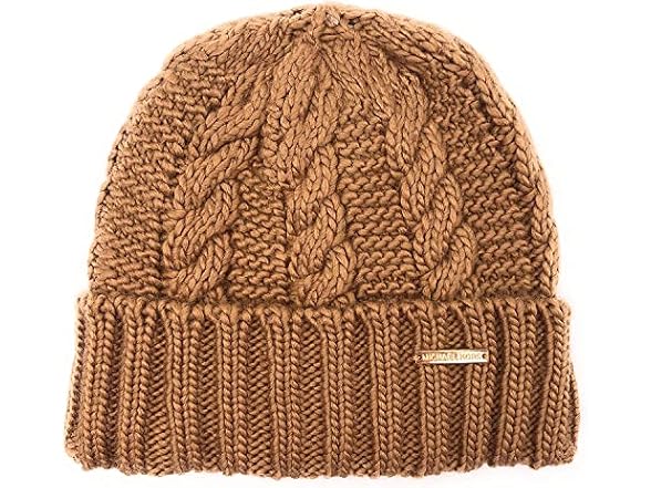 Michael Kors Women (OS) Cable Knit Lined Fleece
