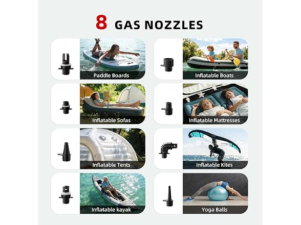 HAIUEYE Electric Paddle Board Pump