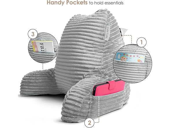 Clara Clark Reading Pillow for Kids