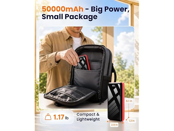 Nuxgal Power 50000mAh Portable Charger