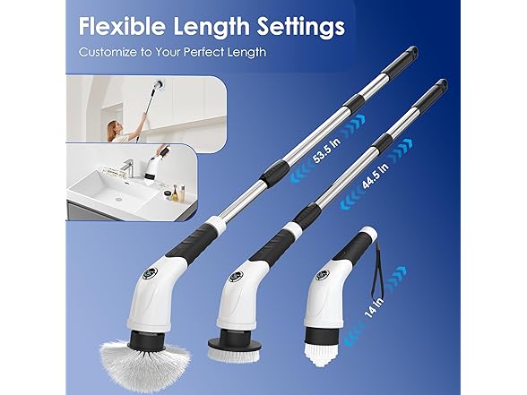 UFOU Cordless Electric Spin Scrubber