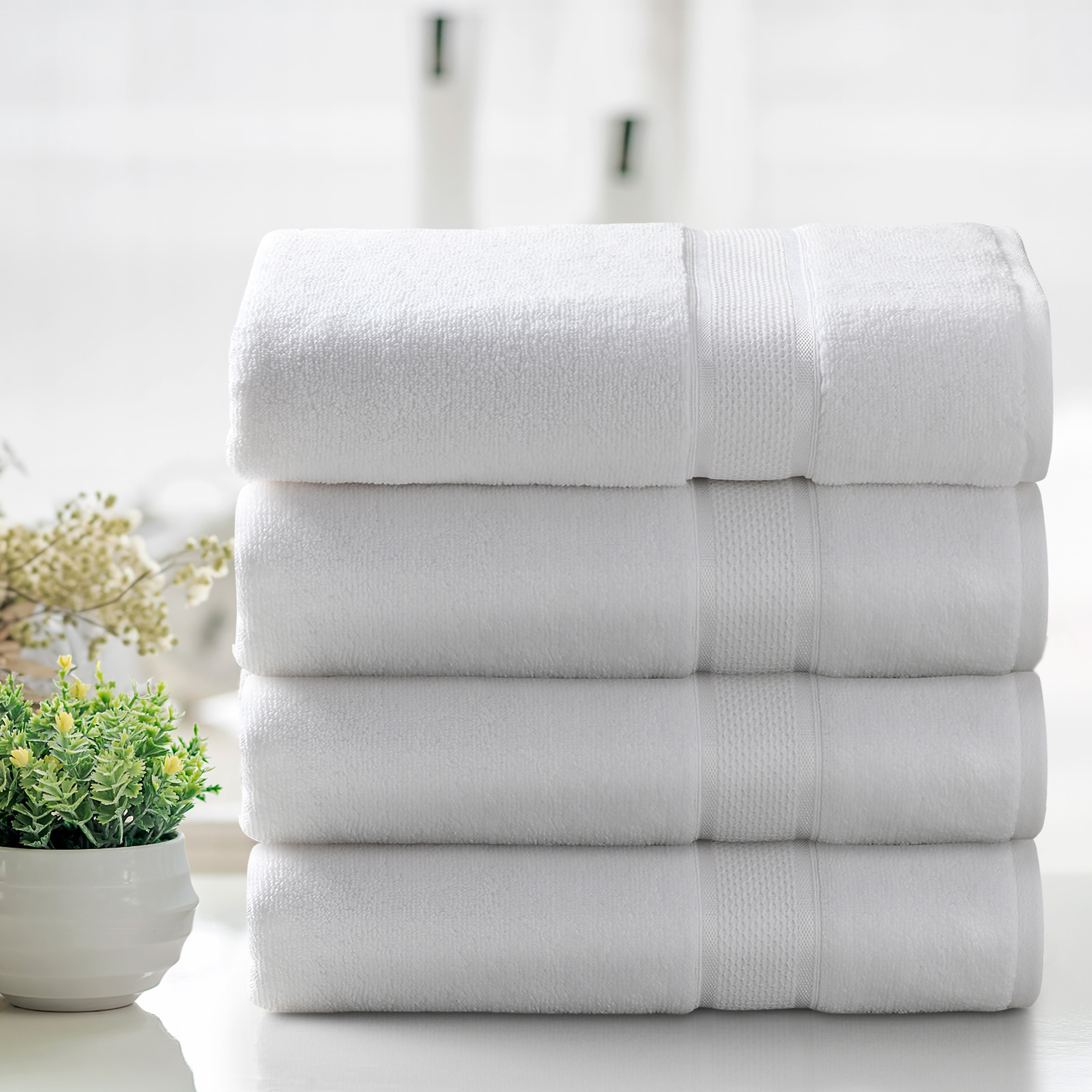 Kathy Ireland 4 Pc Plush Bath Sheets - Gallery 7