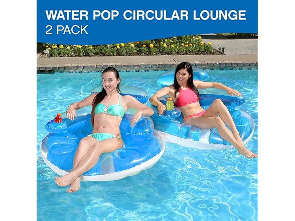 Poolmaster Water Pop Circular Pool Float 2-Pack