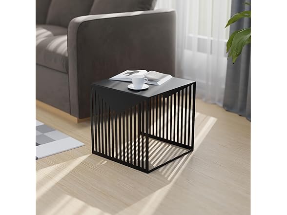 LeisureMod Cisco Square Side Table