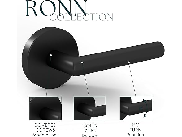 Mega Handles Ronn Door Handle Set