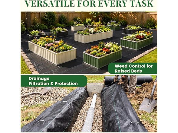 KING BIRD Weed Barrier Fabric 4ft x 300ft