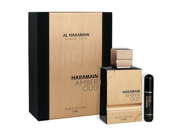 Al Haramain Amber Oud Black Edition Unisex Eau de Parfum, 150-mL