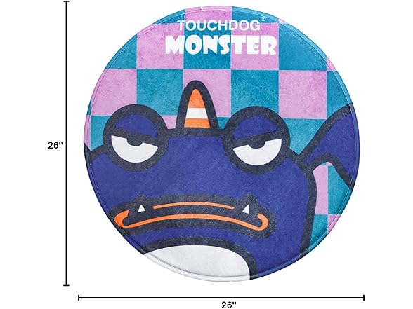 Pet Life ® Crabby Monster Round Dog Mat