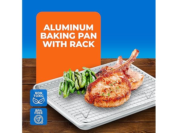 Emporio Aluminum Baking Pan 2pk- 10.5"x15"