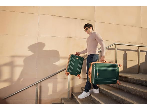Dockers Hooper Hardside Expandable 8-Wheel Carry On Luggage, 20"