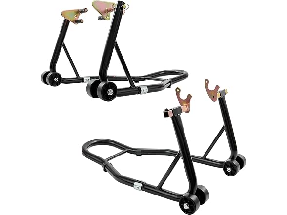 Motorcycle Stand Lift, 850lbs Front Rear Combo