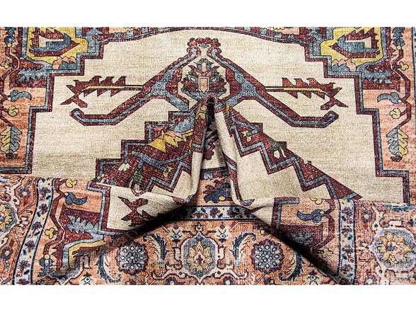 L'Baiet Jessie Brick Red 2x3 Scatter Rug