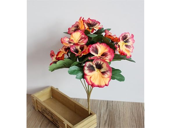 Ximkee Artificial Pansy Flowers for Home