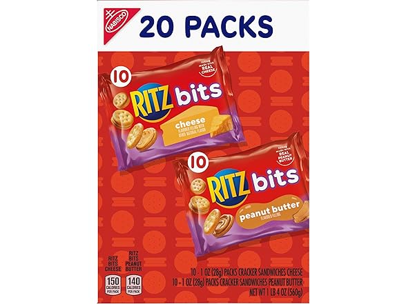 RITZ Bits Variety Pack 20ct
