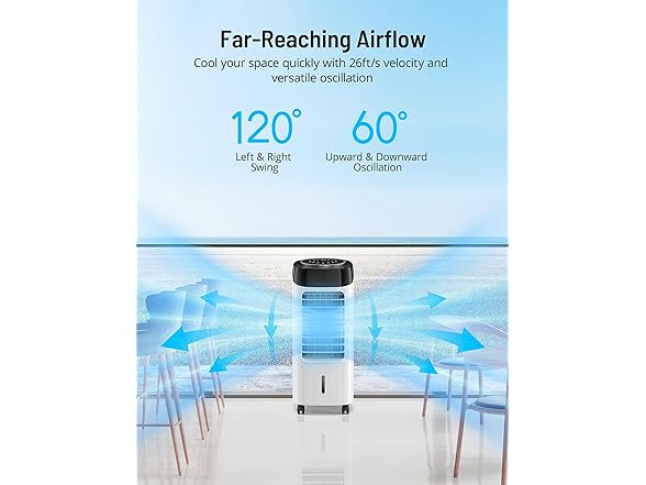 Paris Rhone Evaporative Air Cooler, 3-in-1