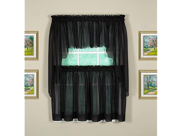 Today's Curtain Emelia Original Voile Swag Pair