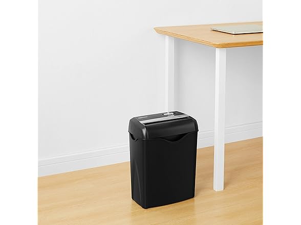 Amazon Basics 6-Sheet Cross-Cut Paper and Credit Card Shredder