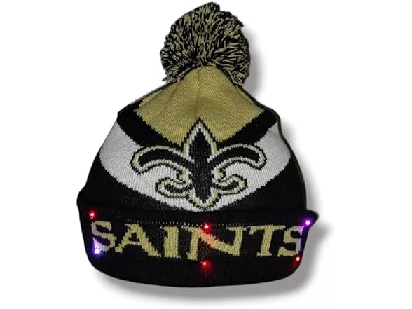 FOCO Saints Light Up Beanie