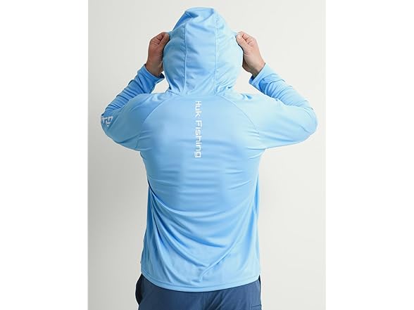 HUK Men's Standard Vented Hoodie Large