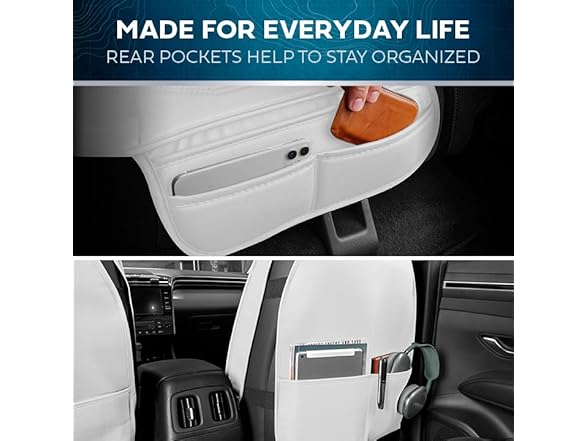 BDK MotorBox Classic Faux Leather Front Seat