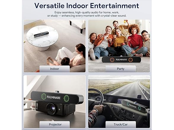 FULMINARE Portable Bluetooth Speaker