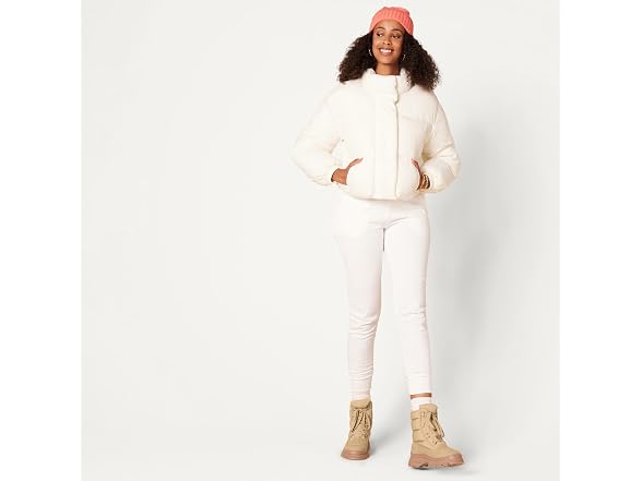Amazon Essentials Women Lace Up Puffer