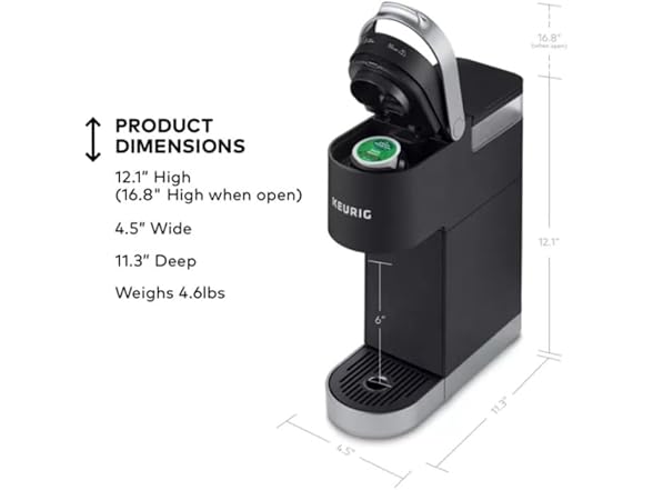 Keurig K-Mini Plus Single Serve Coffee Maker Black