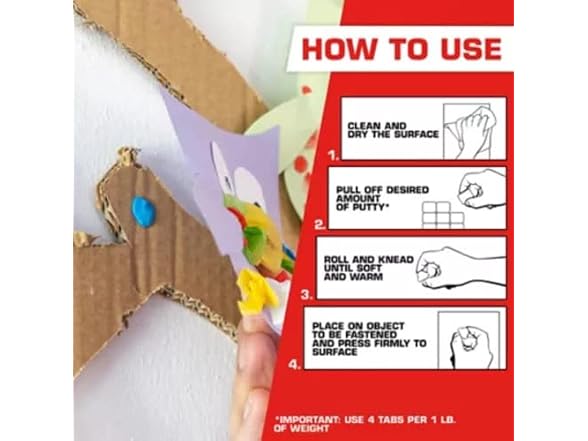 Loctite Loctite 1087306 Fun-Tak Mounting Putty,