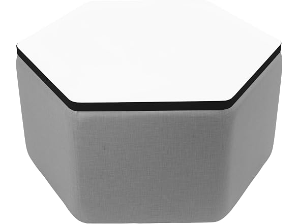 FDP Pro Hexagon Dry-Erase Ottoman