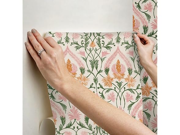 Pink Peel and Stick Wallpaper
