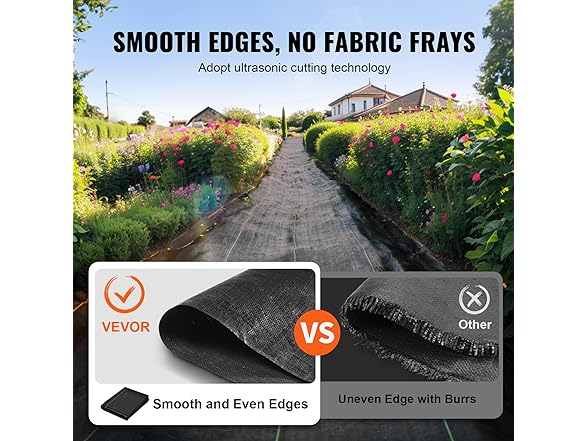 VEVOR Weed Barrier Landscape Fabric, 4*100FT 