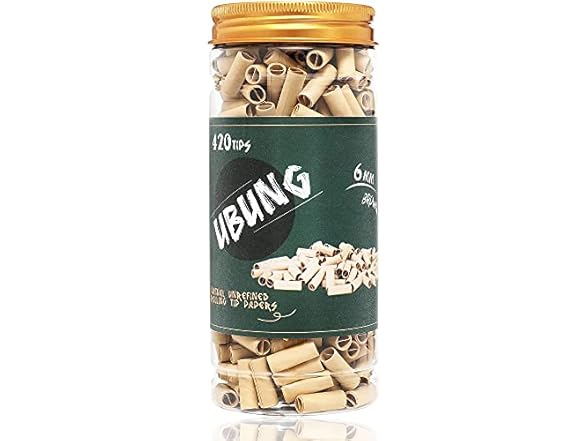 UBUNG | 420 Tips | 6mm Pre Rolled Tips